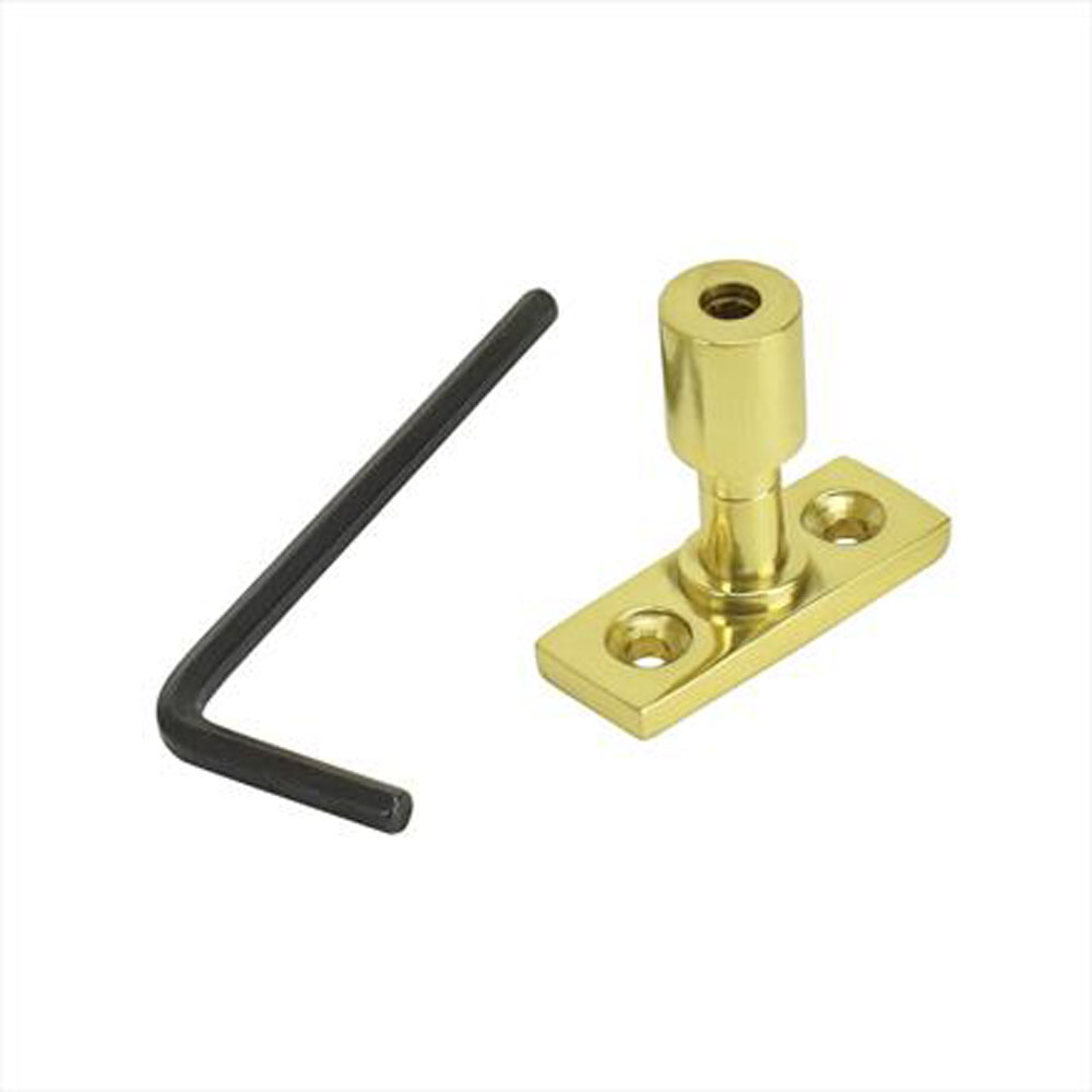 Heritage Brass Casement Window Stay Locking Pin - Polished Brass